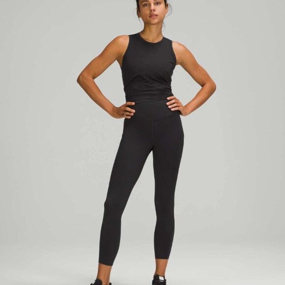 Lululemon Black Base Pace High-Rise Tights Leggings 25" 4 - Picture 2 of 8